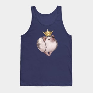 Cute Snooty Royal King or Queen Snob Hedgehog Tank Top